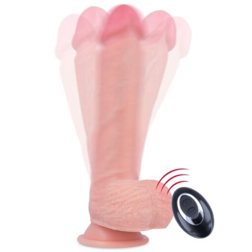 ROCKARMY - APACHE VIBRADOR REALISTICO CONTROL REMOTO LIQUID SILICONE 20.5 CM -O- 4.62 CM