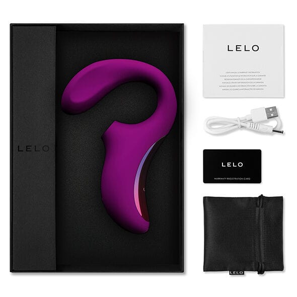 LELO - ENIGMA DOBLE ESTIMULACIÓN SUCCION MASAJEADOR MORADO - Imagen 3