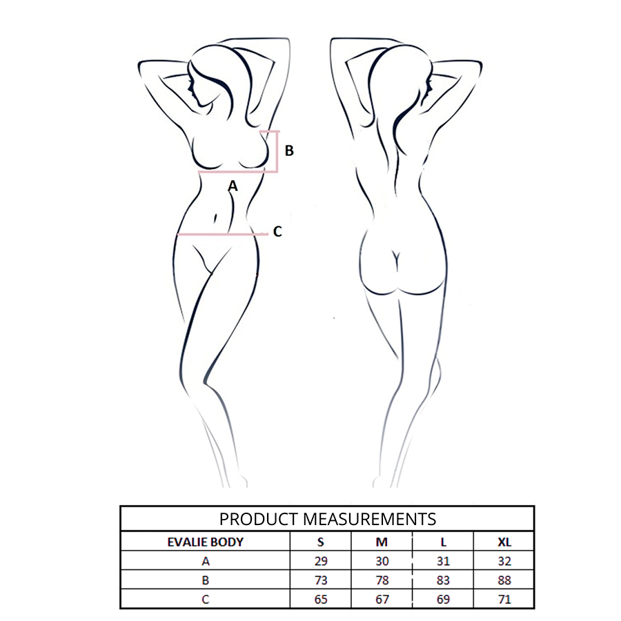 PASSION - EVALIE BODY ROJO L/XL - Imagen 4