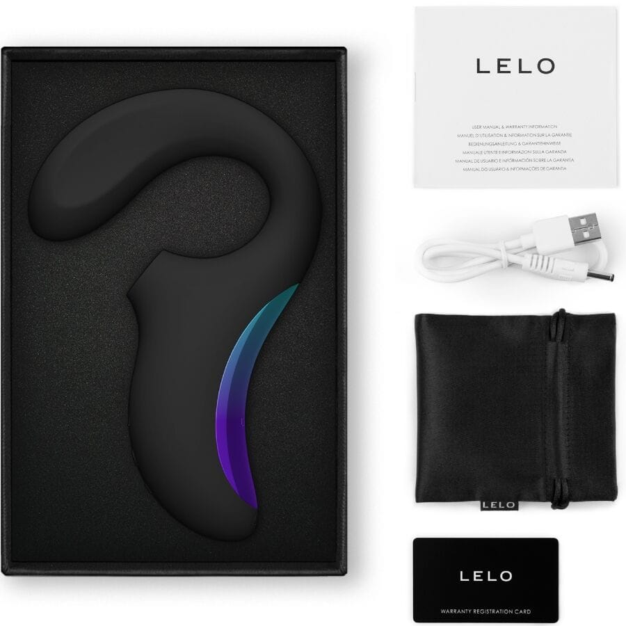 LELO - ENIGMA WAVE MASAJEADOR TRIPLE VIBRACIÓN NEGRO - Imagen 3