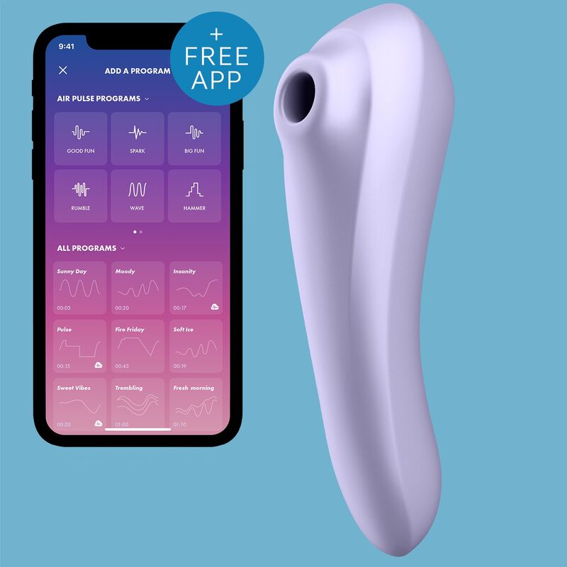 SATISFYER - DUAL PLEASURE AIR PULSE VIOLETA - Imagen 4